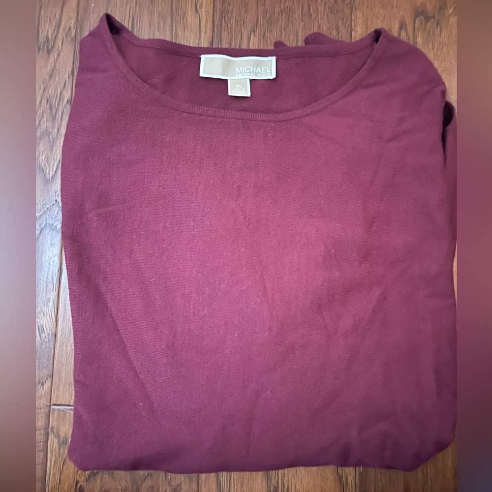 Michael Kors Deep Red Knitwear XL